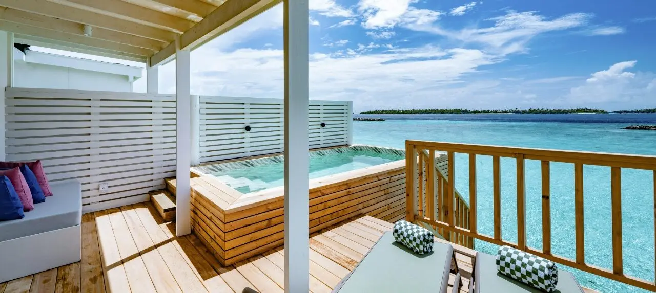 玩轉馬爾地夫_OBLU NATURE Helengeli_奧露島_Sunrice Water Villa with Pool_泳池