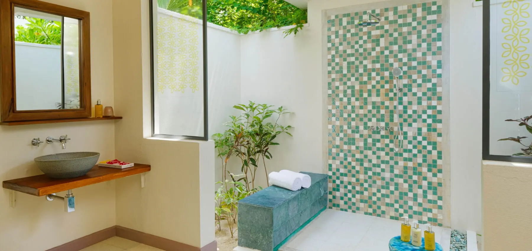 玩轉馬爾地夫_OBLU NATURE Helengeli_奧露島_deluxe beach villa_浴室