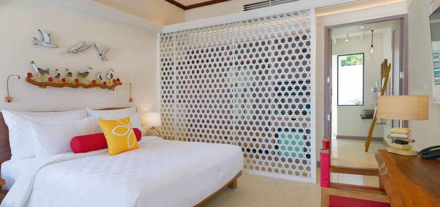 玩轉馬爾地夫_OBLU NATURE Helengeli_奧露島_deluxe beach villa_臥室