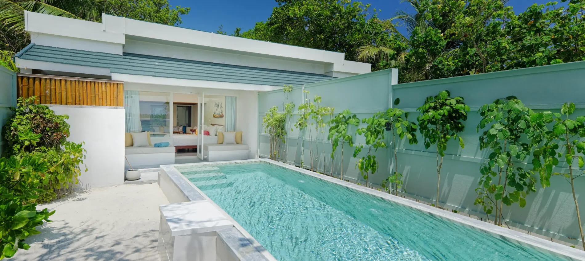玩轉馬爾地夫_OBLU NATURE Helengeli_奧露島_two bedroom family villa with pool_泳池