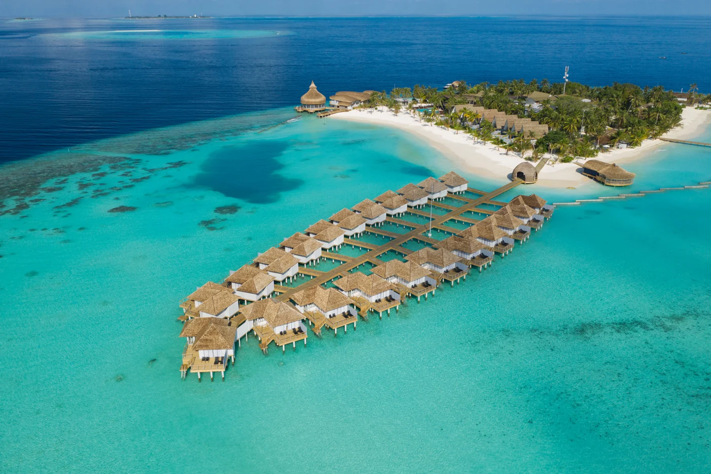 outrigger maldives maafushivaru resort aerial8