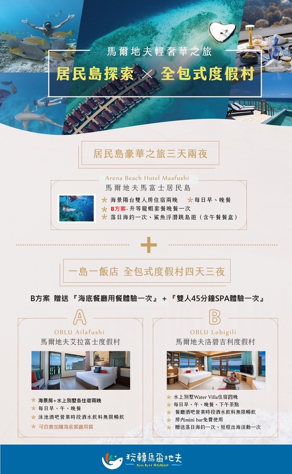 馬爾地夫萬眾矚目的雙島旅遊優惠又來囉! 1 2025雙島DM